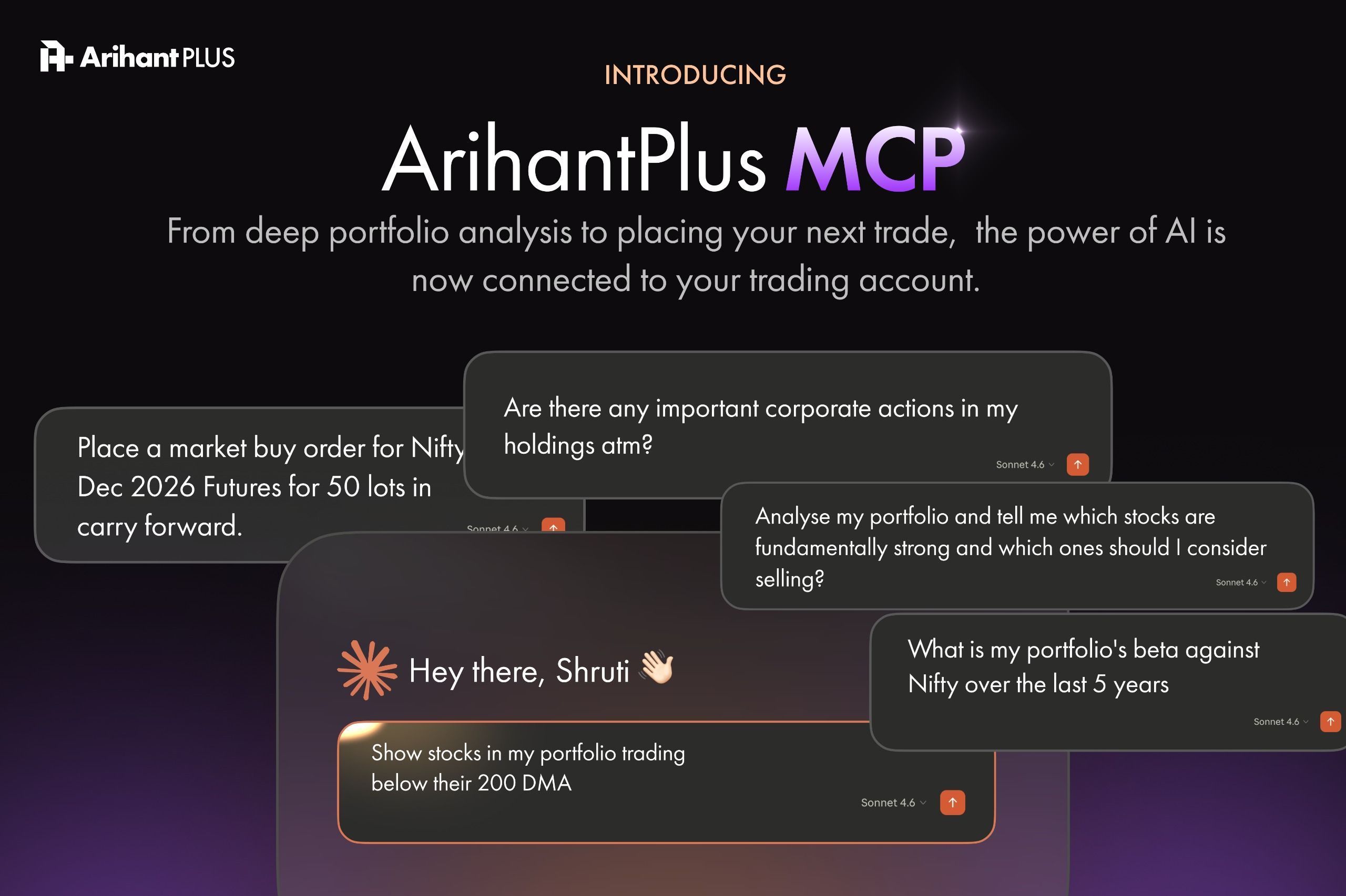 Claude x ArihantPlus MCP - Connect your AI assistant with AI assistant Claude.jpeg
